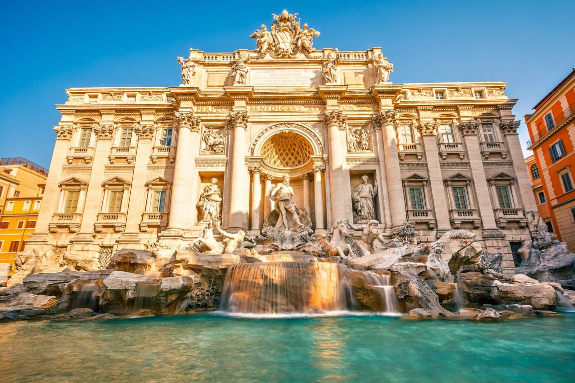 Städtereise Rom mit Besuch Trevi-Brunnen